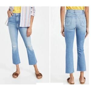 MOTHER Denim The Hustler Ankle Fray Jeans Understudy 28